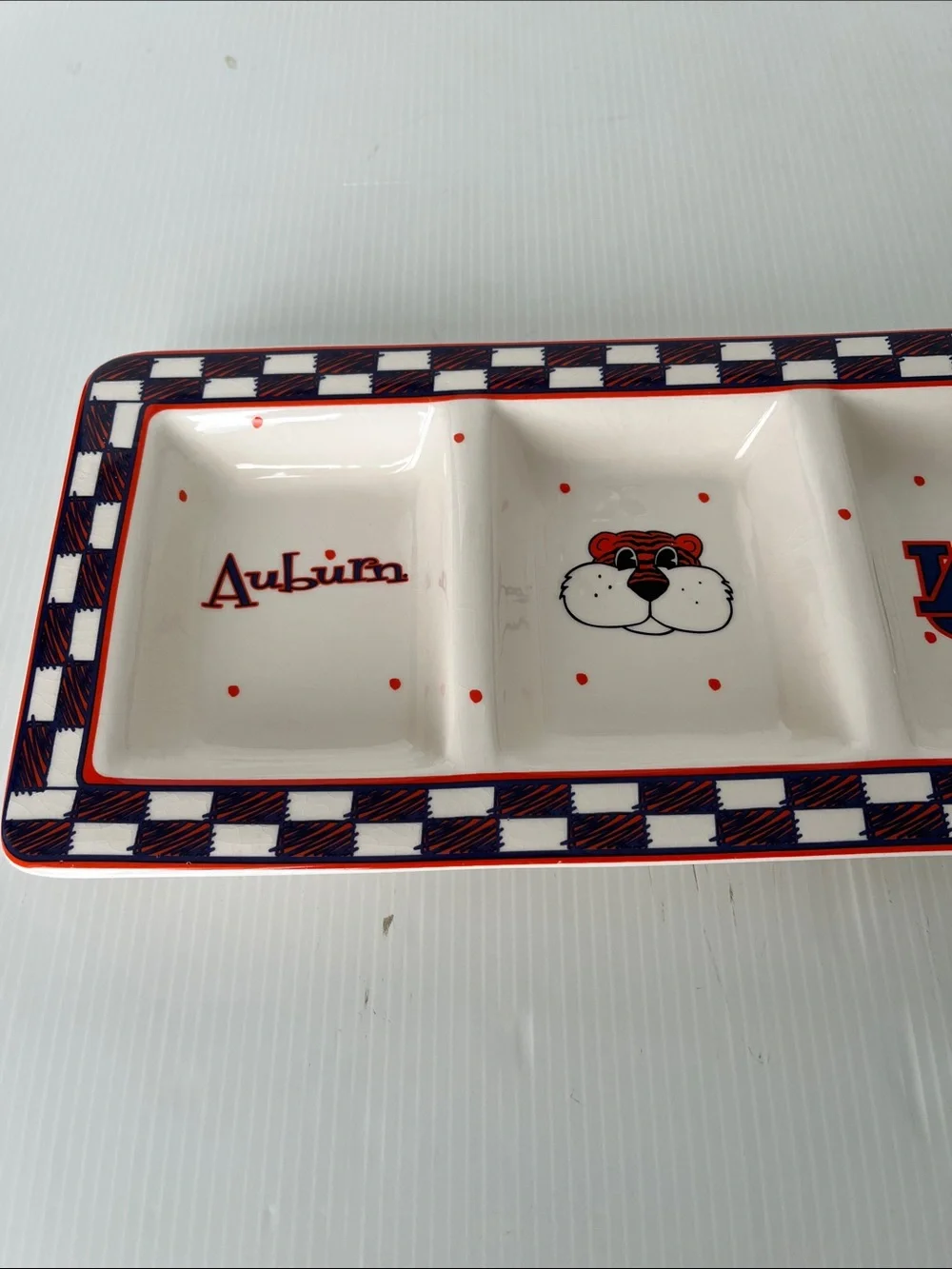 Auburn Tigers Relish Tray